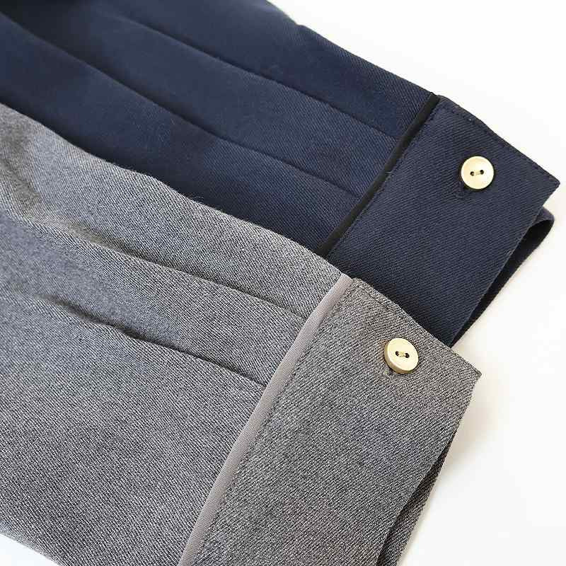 バンドカラーパイピングワンピース18