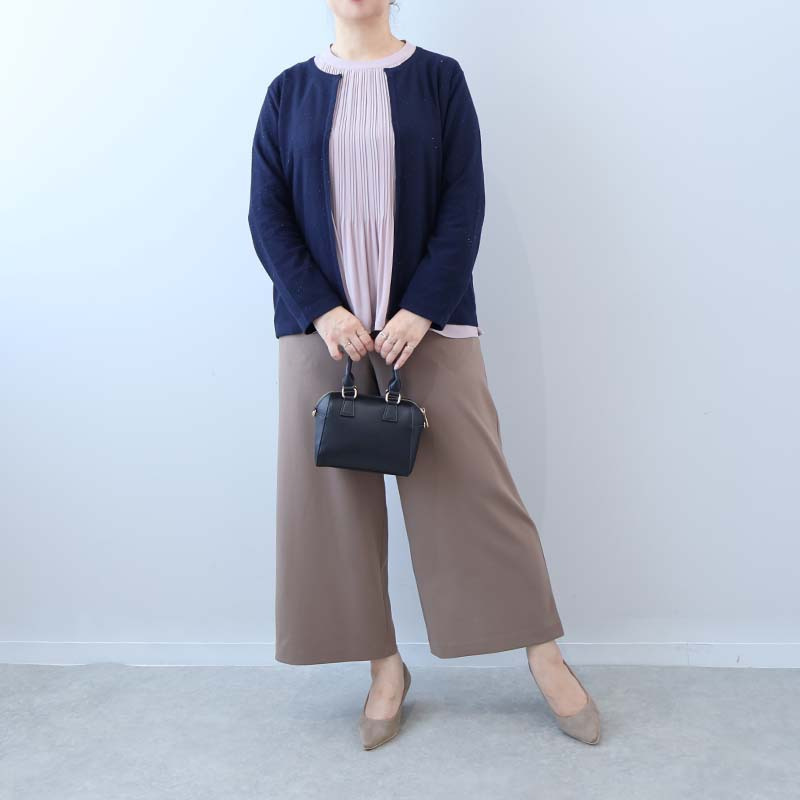 マイクロスパンコールニットカーディガン10