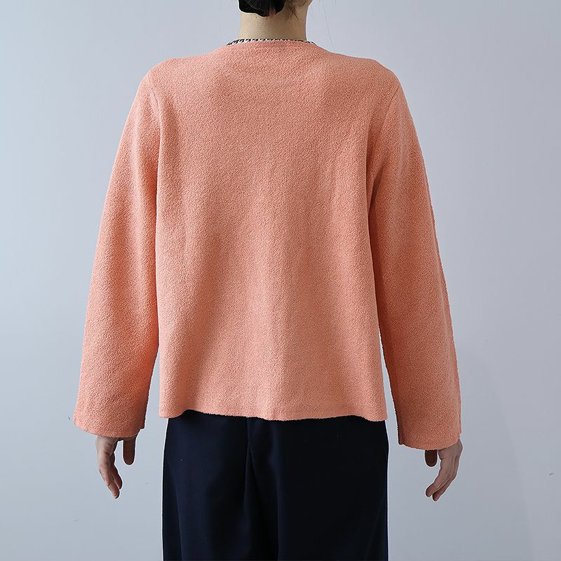 ミニブークレラウンドネックカーディガン12