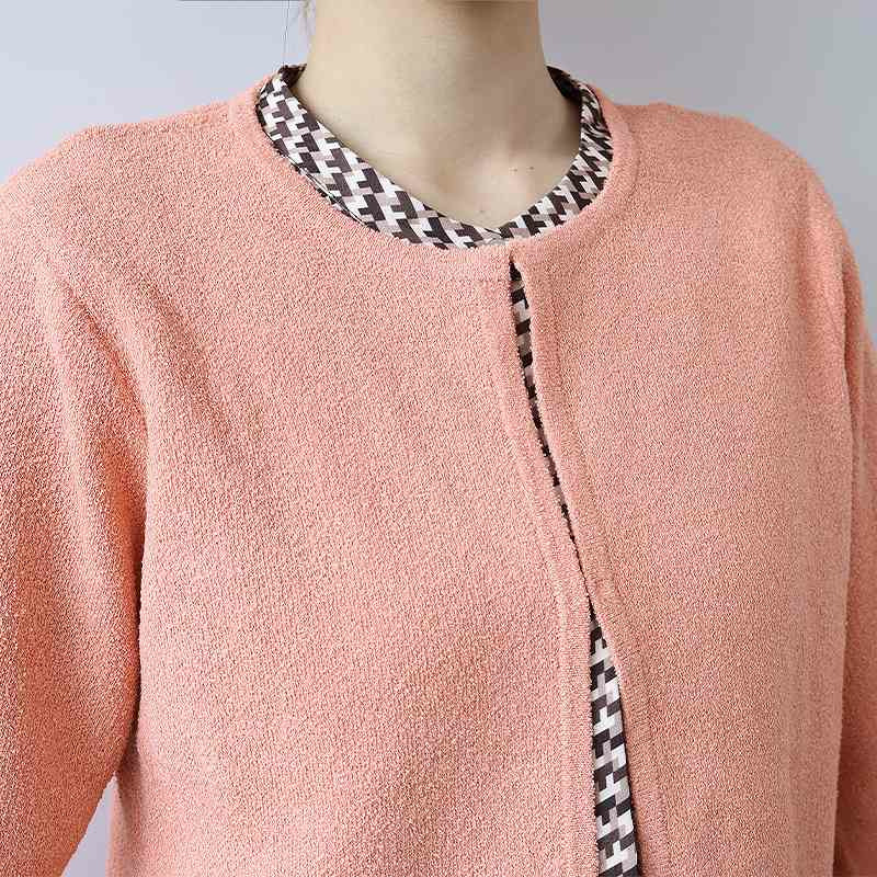 ミニブークレラウンドネックカーディガン13