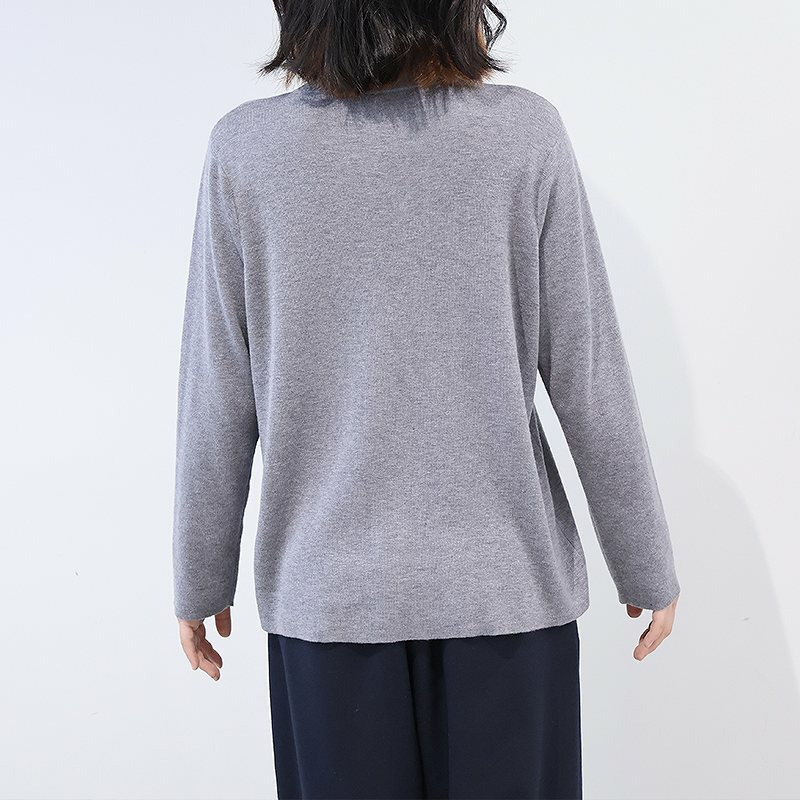 パール使いハイネックニットプルオーバー13