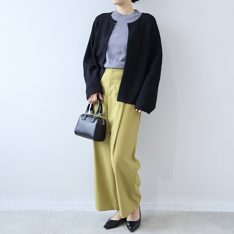 パール使いハイネックニットプルオーバー4