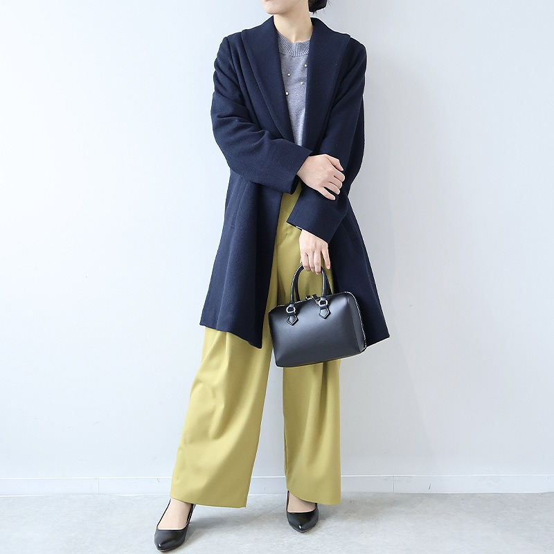 パール使いハイネックニットプルオーバー5