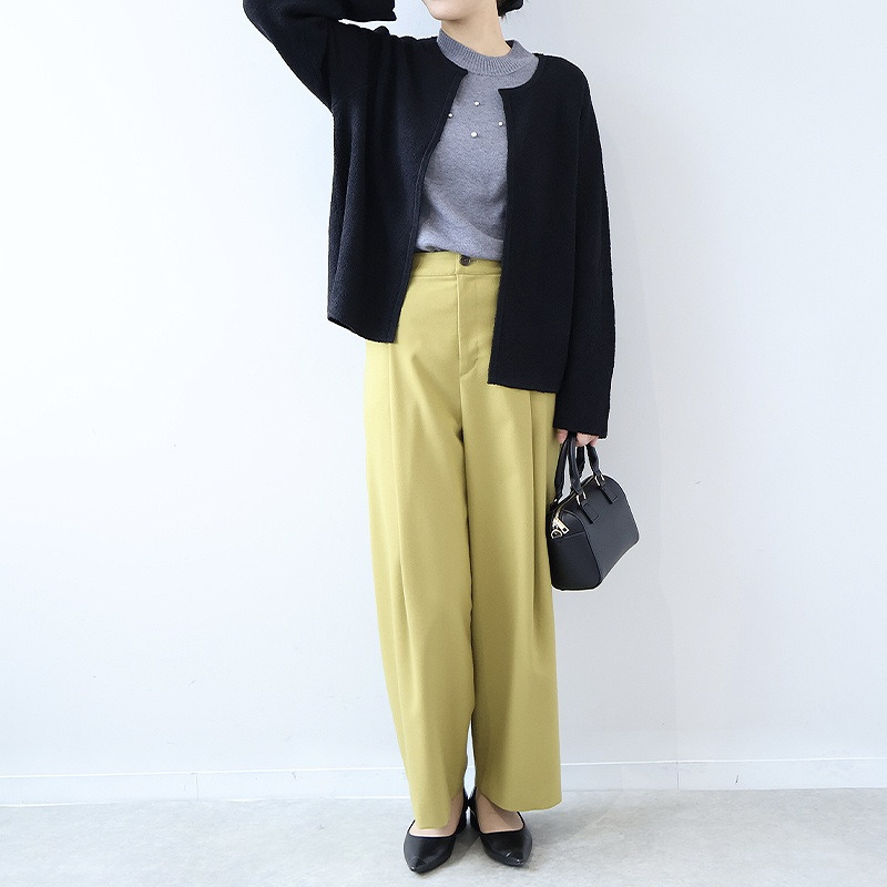 サキソニータックワイドパンツ4