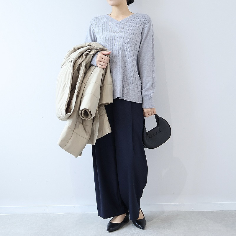 サキソニータックワイドパンツ9