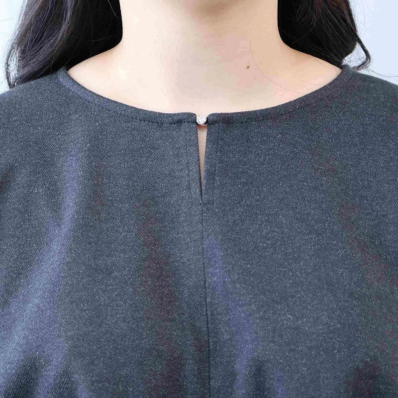 【セットアップ】柔らかニットツイルバックフレアブラウス15