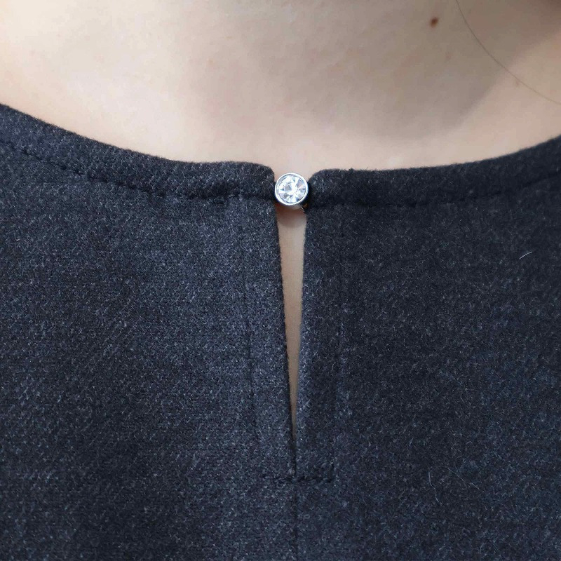 【セットアップ】柔らかニットツイルバックフレアブラウス17