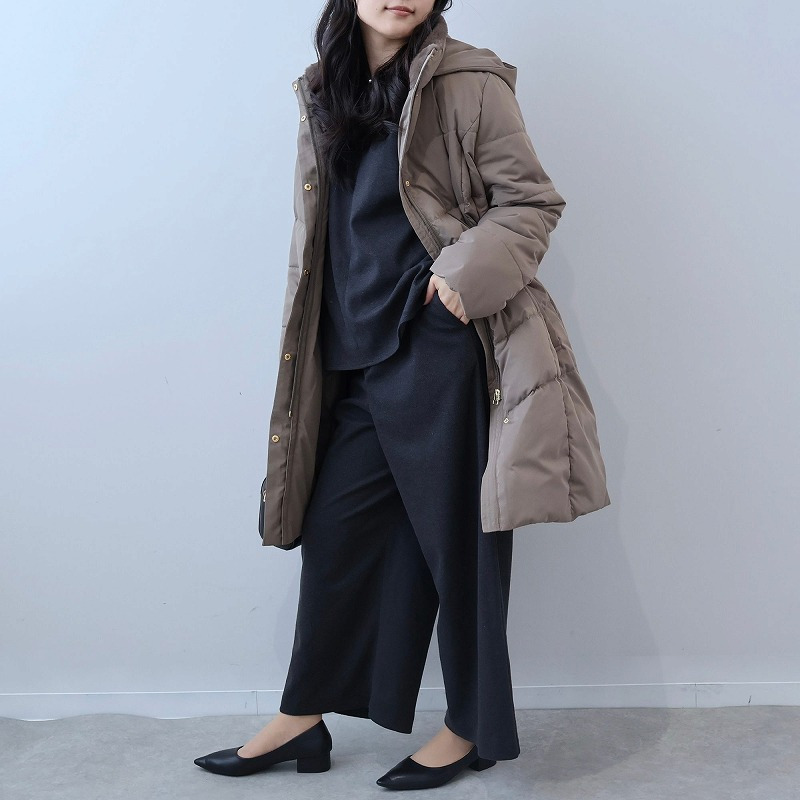 【セットアップ】柔らかニットツイルバックフレアブラウス5