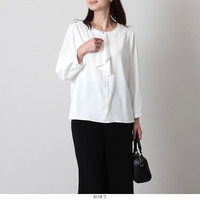 ボウタイブラウス LL/3L/4L/5L fleur by mint breeze きれいめ