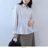 サイドタック シャツ ブラウス　LL/3L/4L/5L fleur by mint breeze