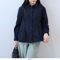 サイドタック シャツ ブラウス　LL/3L/4L/5L fleur by mint breeze