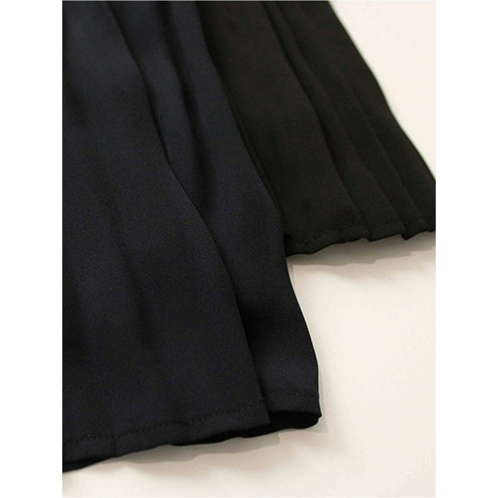 【セレモニー】 ジョーゼット プリーツ スカート 大きいサイズレディース16