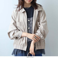 ブロントZIPシャツカラーブルゾン
