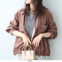 ブロントZIPシャツカラーブルゾン