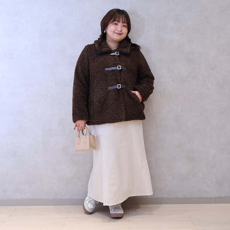 【yuki×leswel】ふんわりループボアジャケット10