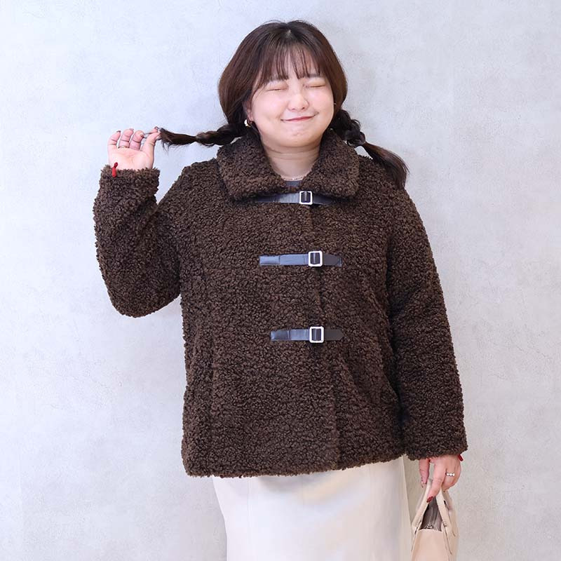 【yuki×leswel】ふんわりループボアジャケット11