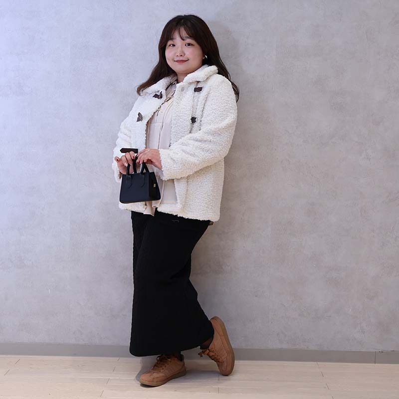 【yuki×leswel】ふんわりループボアジャケット5