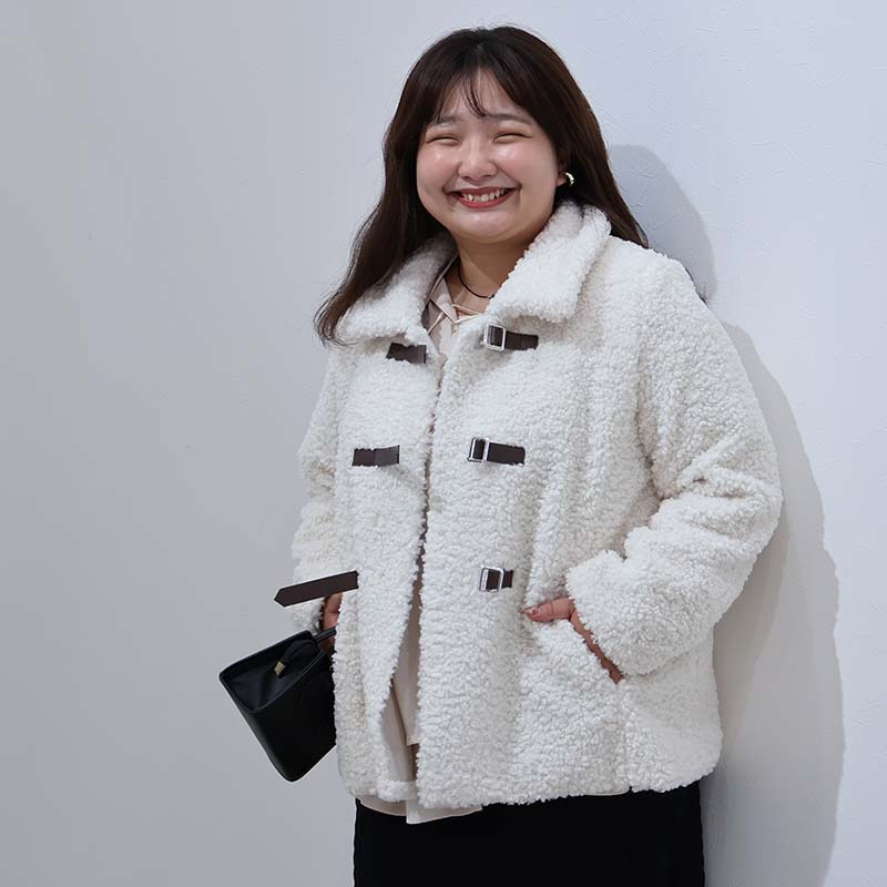 【yuki×leswel】ふんわりループボアジャケット7