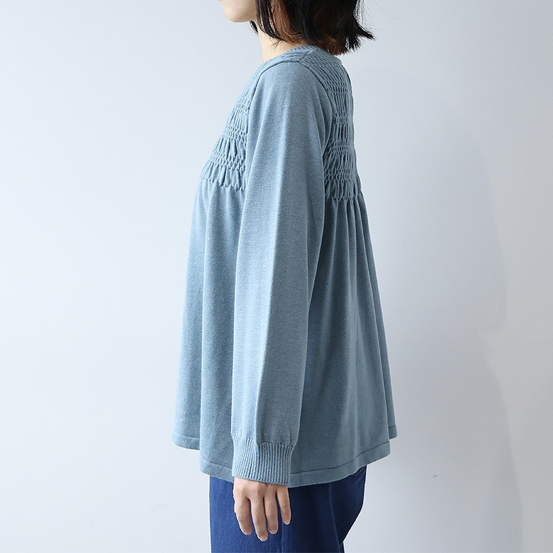 フロントシャーリングニットプルオーバー13