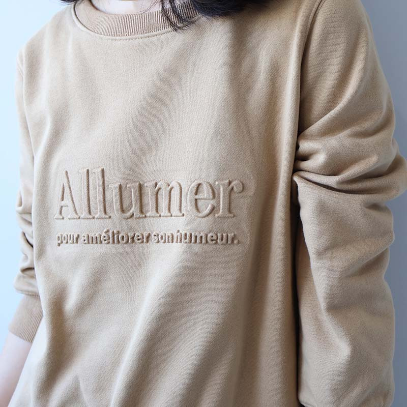 エンボスロゴ切替スエットチュニック13