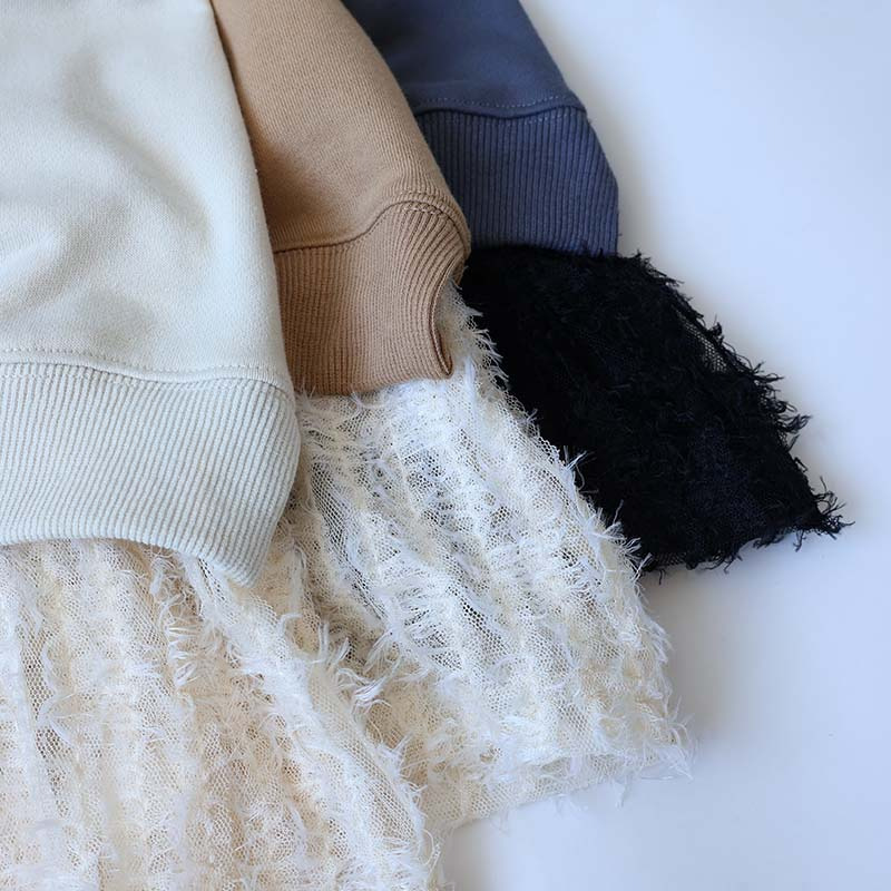 エンボスロゴ切替スエットチュニック17