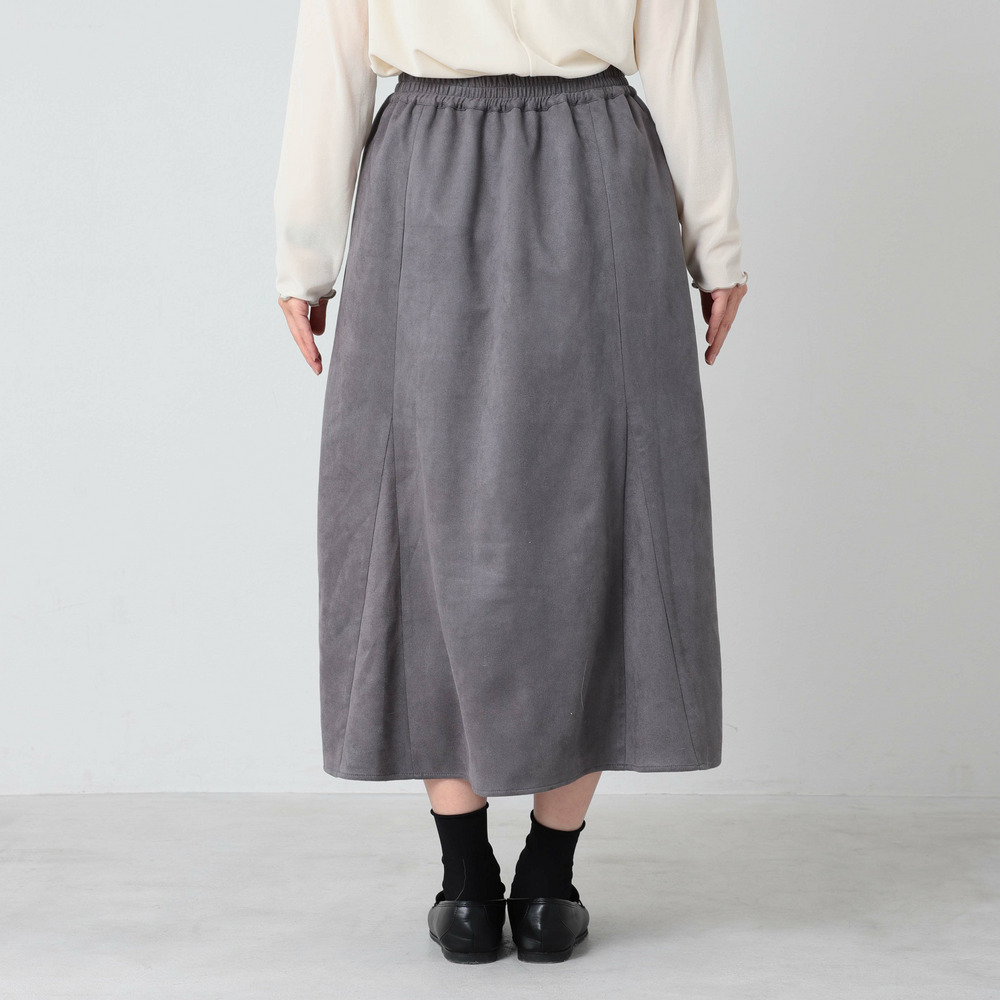 ニットスエードフレアスカート12