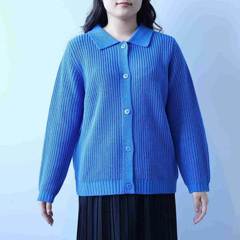 襟付きニットジャケット12