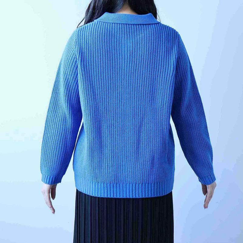 襟付きニットジャケット14