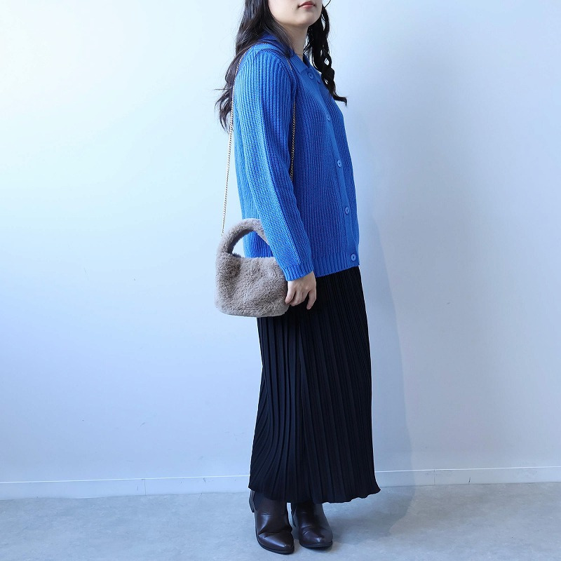 襟付きニットジャケット9