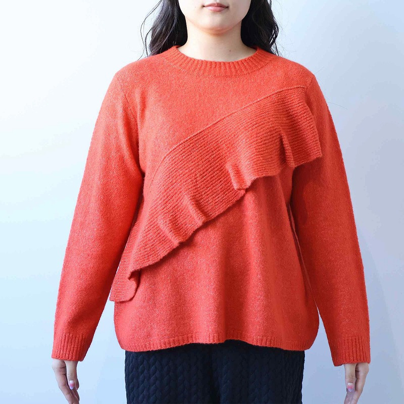 アシンメトリーニットプルオーバー14