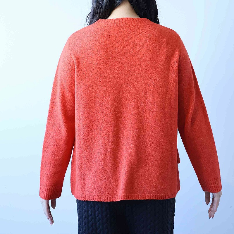 アシンメトリーニットプルオーバー16