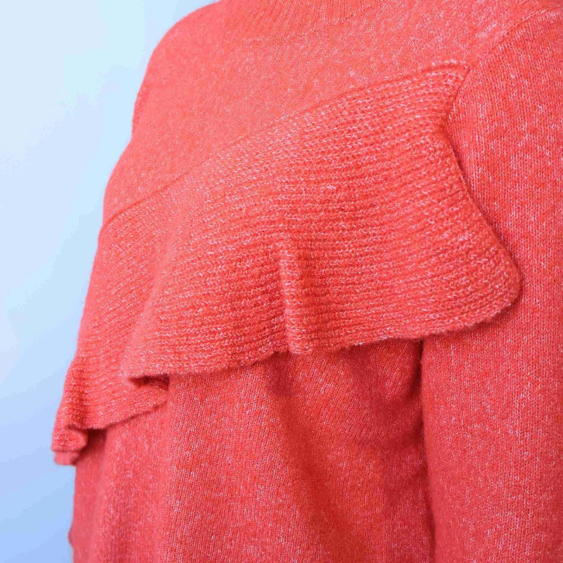 アシンメトリーニットプルオーバー18