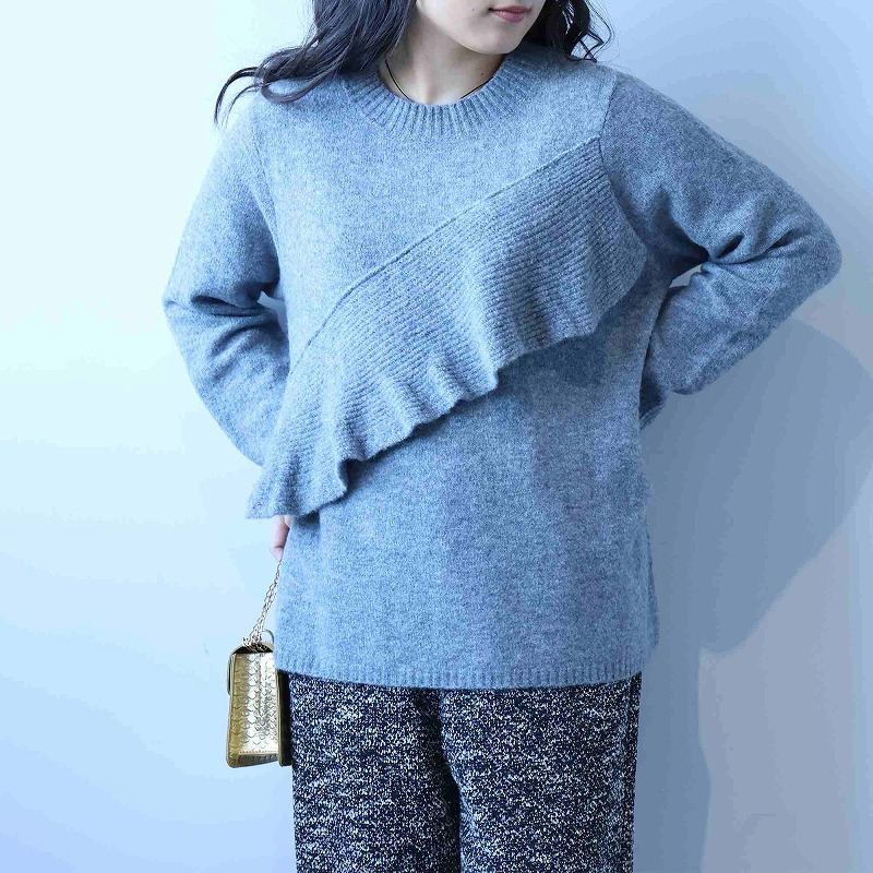 アシンメトリーニットプルオーバー6