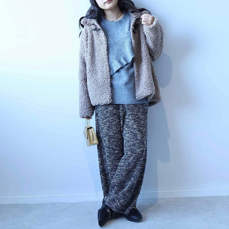 アシンメトリーニットプルオーバー7