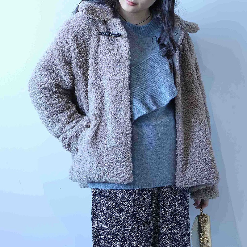 アシンメトリーニットプルオーバー8