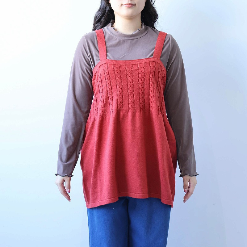 【EC限定】ケーブルニットキャミ10