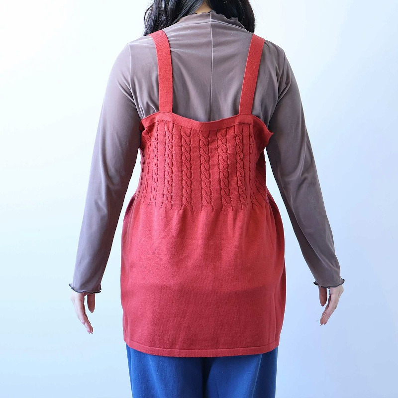 【EC限定】ケーブルニットキャミ12