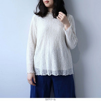 レース トップス LL/3L/4L/5L leswelレスウェル