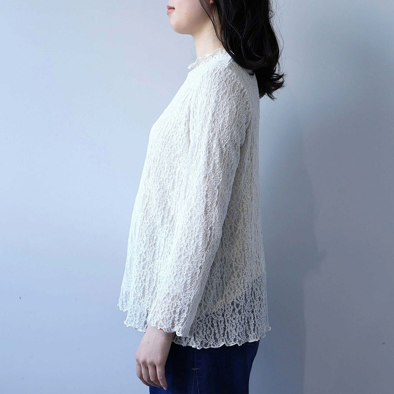 レース トップス LL/3L/4L/5L leswelレスウェル15