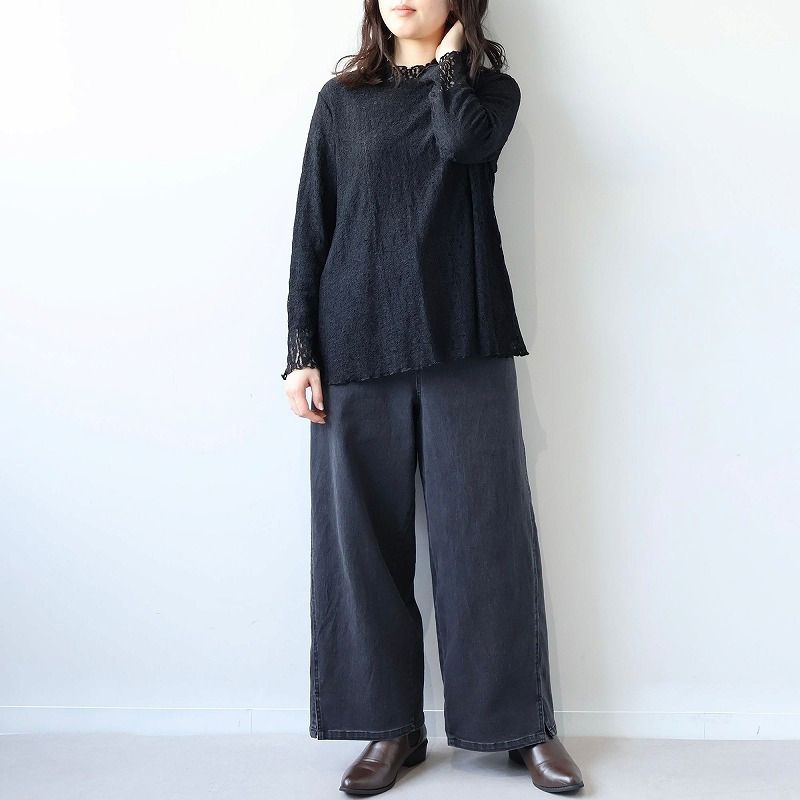 レース トップス LL/3L/4L/5L leswelレスウェル3