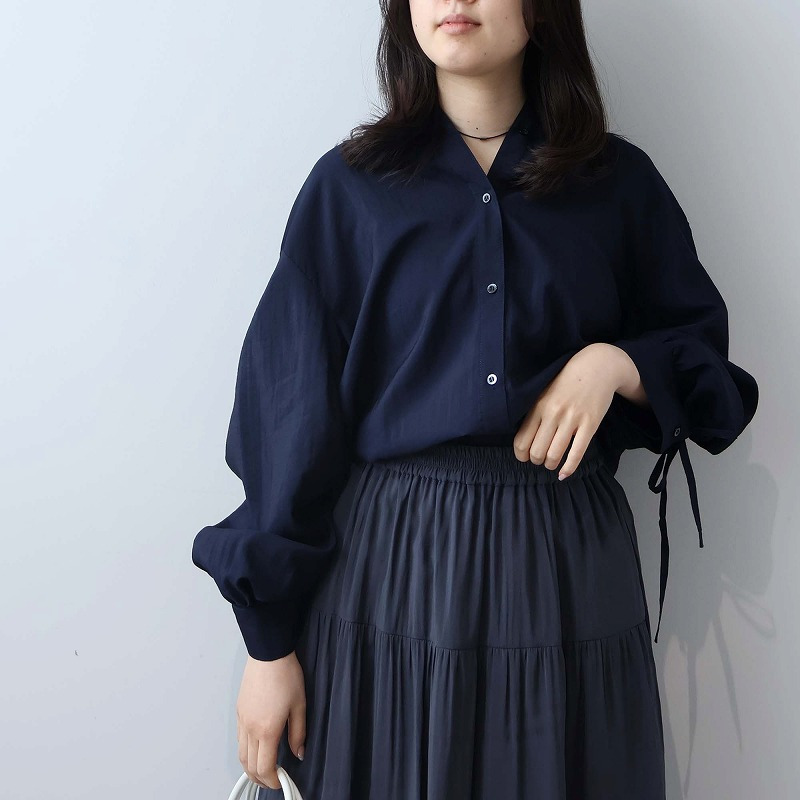 【WEB/一部店舗限定】袖リボン ブラウス LL/3L/4L/5L leswelレスウェル11