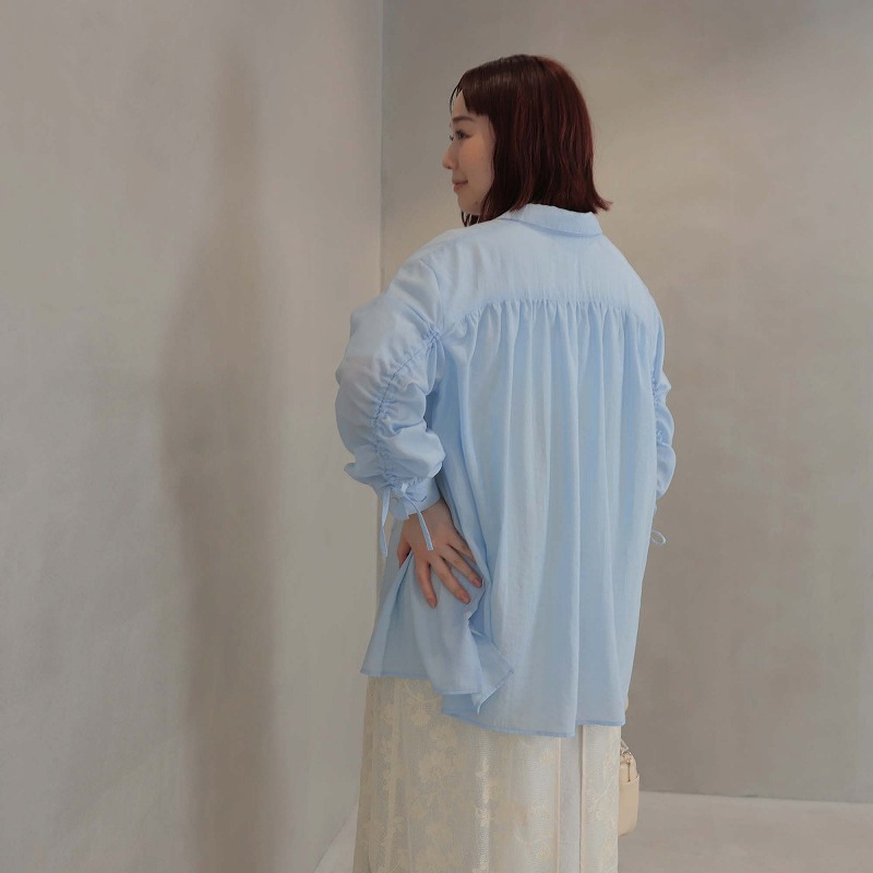 【WEB/一部店舗限定】袖リボン ブラウス LL/3L/4L/5L leswelレスウェル9