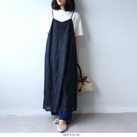 レース キャミソール ワンピース LL/3L/4L/5L leswel レスウェル