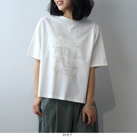 【接触冷感/吸水速乾】天竺ロゴプリントTシャツ LL/3L/4L/5L  leswel レスウェル