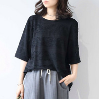 フリルシャーリングカットソー LL/3L/4L/5L leswelレスウェル