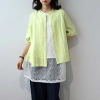 プリーツブラウス LL/3L/4L/5L leswelレスウェル