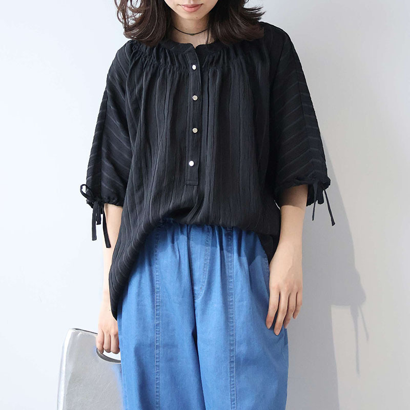 【WEB/一部店舗限定】ドルマンスリーブブラウス LL/3L/4L/5L leswelレスウェル