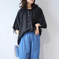 【WEB/一部店舗限定】ドルマンスリーブブラウス LL/3L/4L/5L leswelレスウェル