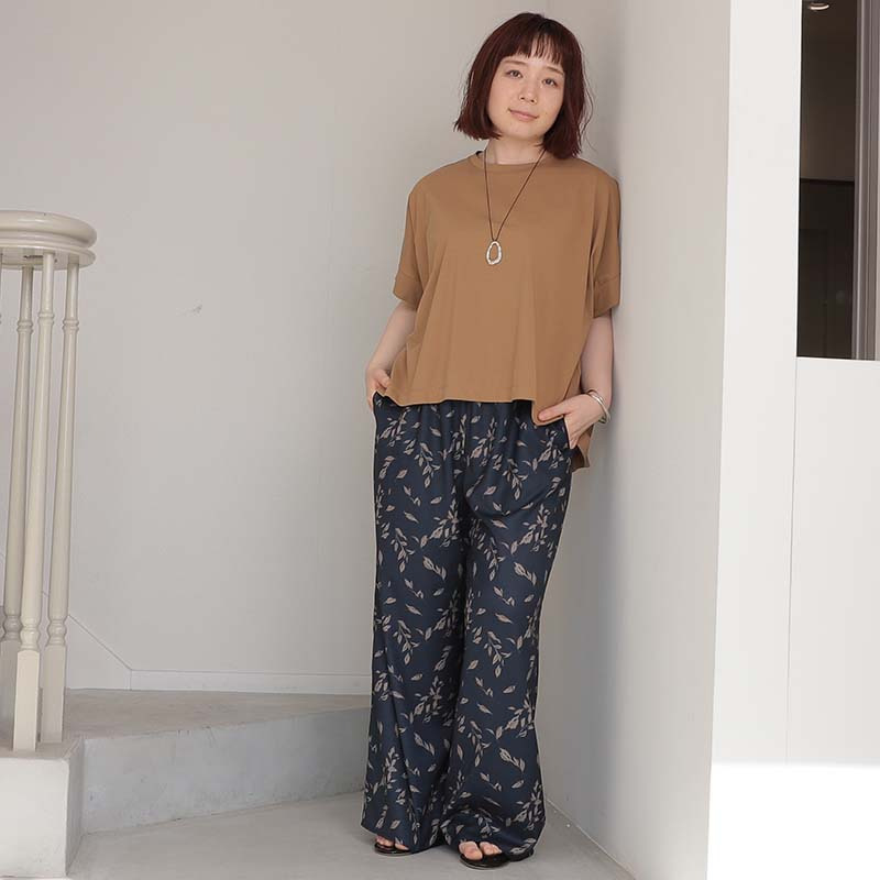 【WEB限定】接触冷感 シルケット天竺 ドルマンスリーブ Tシャツ カットソー LL/3L/4L/5L leswelレスウェル12