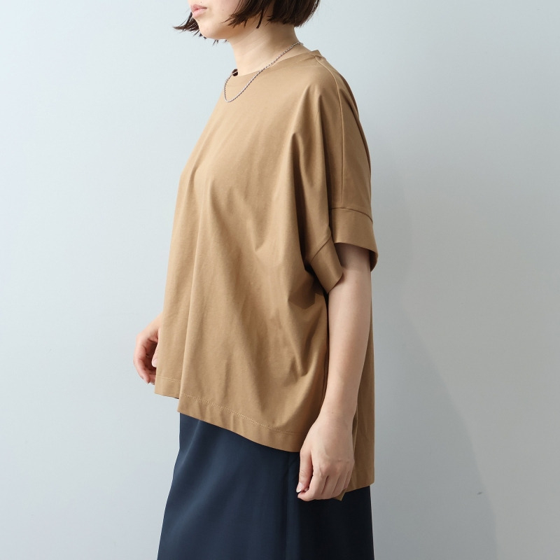 【WEB限定】接触冷感 シルケット天竺 ドルマンスリーブ Tシャツ カットソー LL/3L/4L/5L leswelレスウェル16